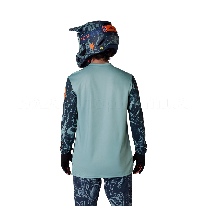 Вело джерси FOX RANGER LS Jersey - IMAGE PRINT [Arctic Blue], M