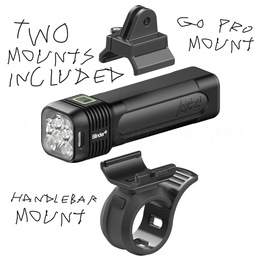 Велофара Knog Blinder 1400 Lumen Battery; 21700 LiPo