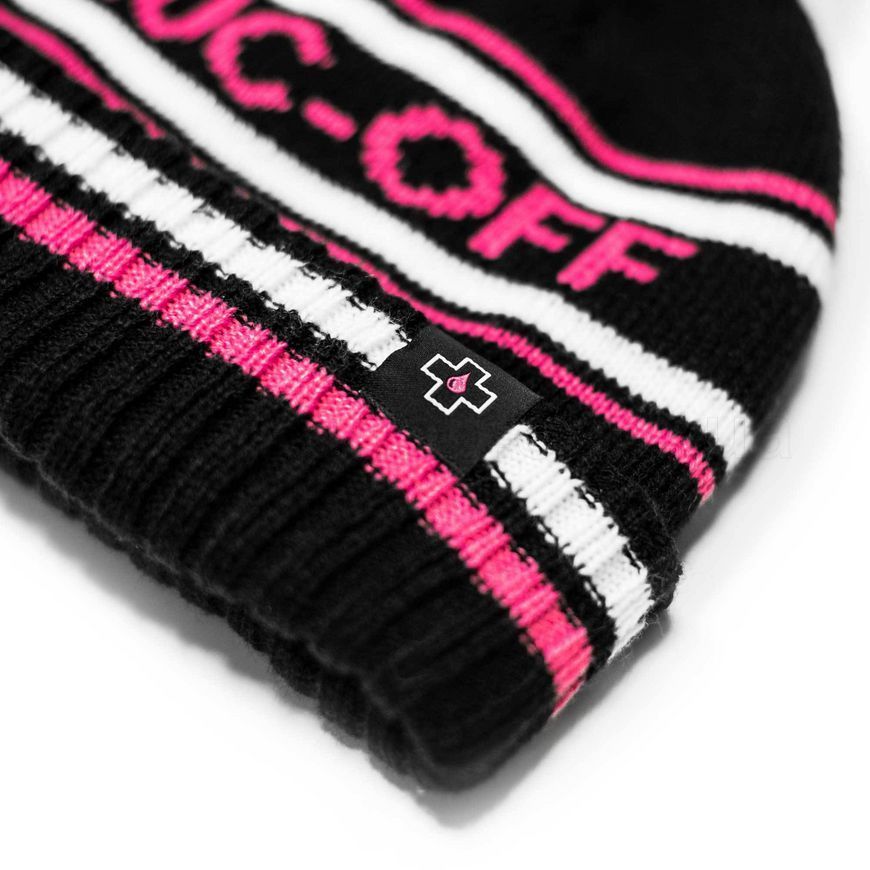 Шапка Muc-Off SKI HAT [чорно/рожева]