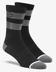 Шкарпетки Ride 100% FLOW Performance Socks [Black / Grey], L / XL