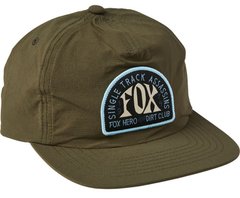 Кепка FOX SINGLE TRACK HAT [Dark Fatigue], One Size