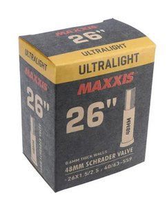 Камера Maxxis ULTRALIGHT 26X1.5/2.5 Schrader 48мм
