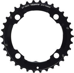 Зірка SRAM Chain Ring MTB 34T 104 BCD AL5 2X10 NO PIN BLAST BLACK