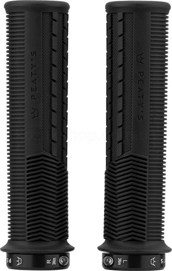 Грипсы Peaty's Monarch Grip Mushroom, Thin 30>32mm, Trail Comfort, Black