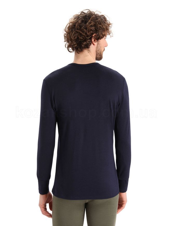Термокофта Icebreaker 200 Oasis LS Crewe Ski Stripes MEN [MIDNIGHT] - S