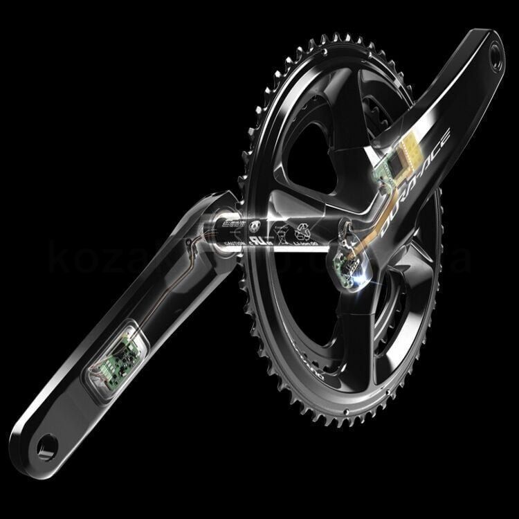 Шатуни із вимірювачем потужності Shimano Dura-Ace FC-R9200-P 2x12-speed 175мм 52Х36 Hollowtech II Power Meter Crank