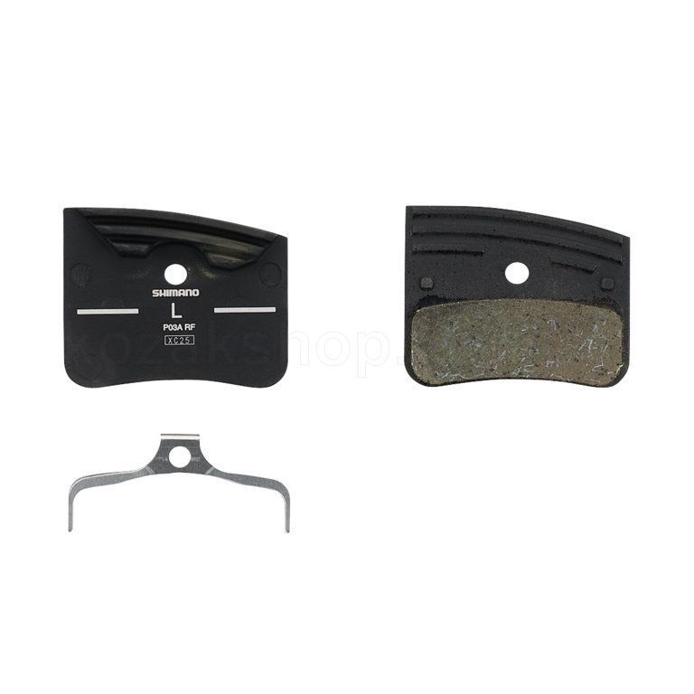 Колодки гальмівні Shimano Disc Brake Pads&nbsp;BP-P03A-RF Resin WITH FIN (без упаковки)