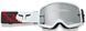 Маска FOX MAIN SPARK Goggle - KAIROS [Fluo Red], Mirror Silver Lens