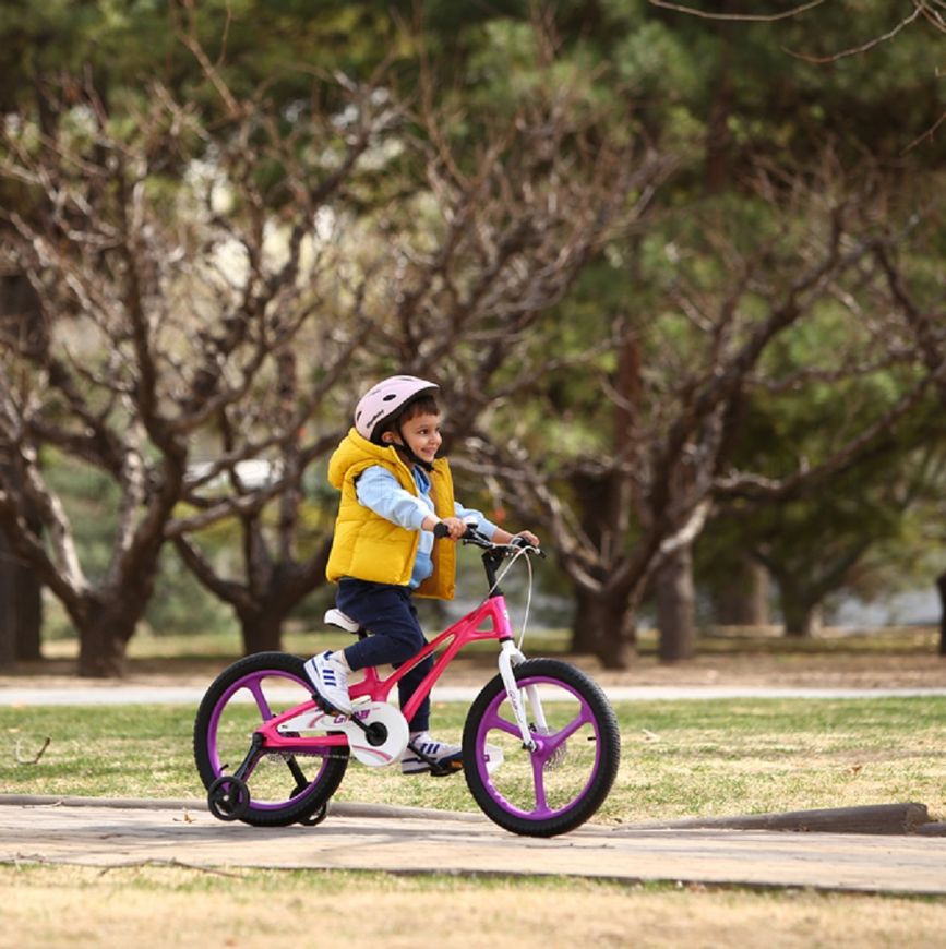 Детский велосипед RoyalBaby GALAXY FLEET PLUS MG 16", OFFICIAL UA, красный