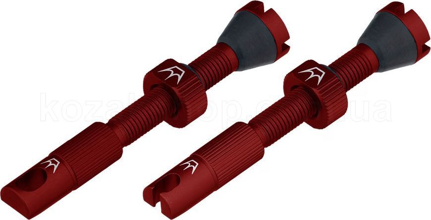 Ніпелі Peaty's x Chris King Tubeless Valves, 42mm, Red