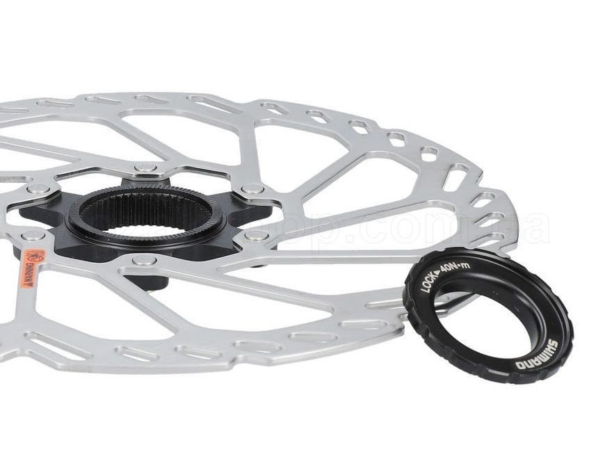 Гальмівний ротор Shimano RT-CL750-E, 200мм, 2,2мм, Center Lock