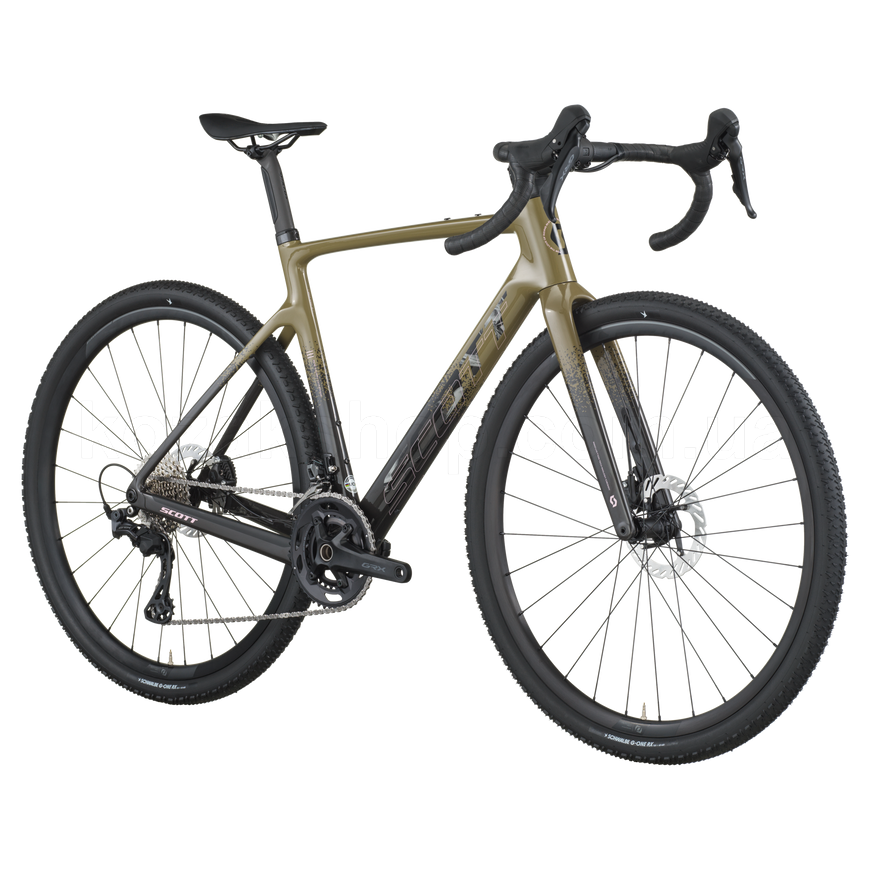 Велосипед SCOTT ADDICT GRAVEL 40 [kaki green/carbon black] - M