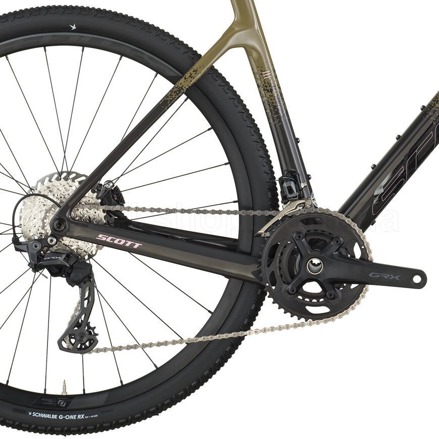 Велосипед SCOTT ADDICT GRAVEL 40 [kaki green/carbon black] - M