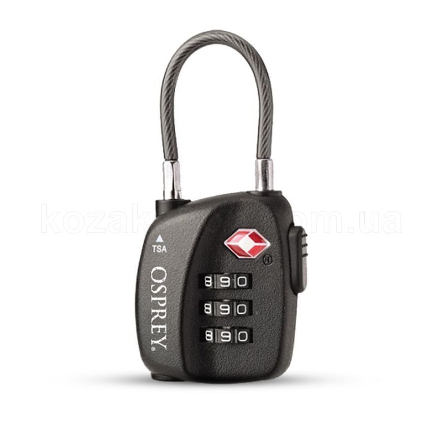 Замок Osprey Travel Sentry Cable Lock [black] - O/S