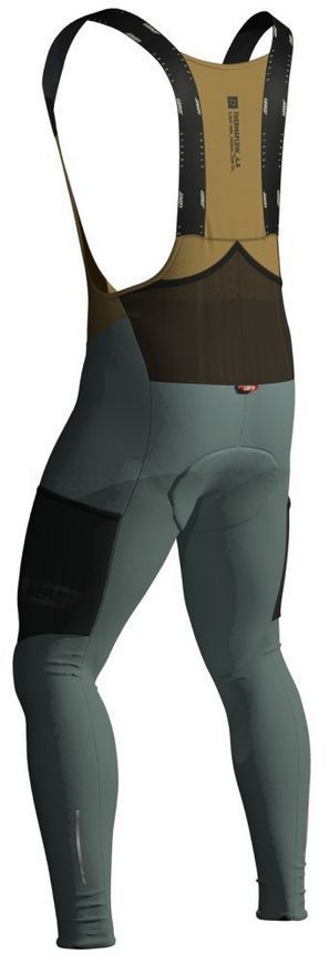 Вело штаны с лямками и памперсом LEATT MTB 4.0 ThermaFlow Bib Long Pant [Mist Green], 32