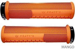 Грипсы Peaty's Monarch Grip Mushroom, Thin 30>32mm, Trail Comfort, Mango