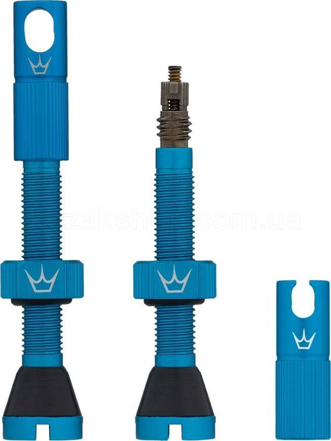 Ніпелі Peaty's x Chris King Tubeless Valves, 42mm, Turquoise
