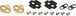 Шипы к контактным педалям CrankBrothers STANDARD RELEASE CLEAT KIT, 6&ordm;