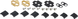 Контактные педали CrankBrothers MALLET DH 11 [Black / Gold]