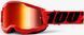 Маска Ride 100% STRATA 2 Goggle Red - Mirror Red Lens, Mirror Lens
