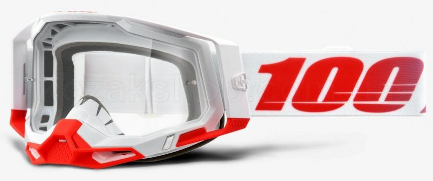 Маска 100% RACECRAFT II Goggle St-Kith - Clear Lens, Clear Lens