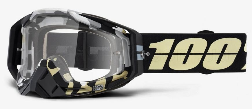 Маска 100% RACECRAFT Goggle Ergoflash - Clear Lens