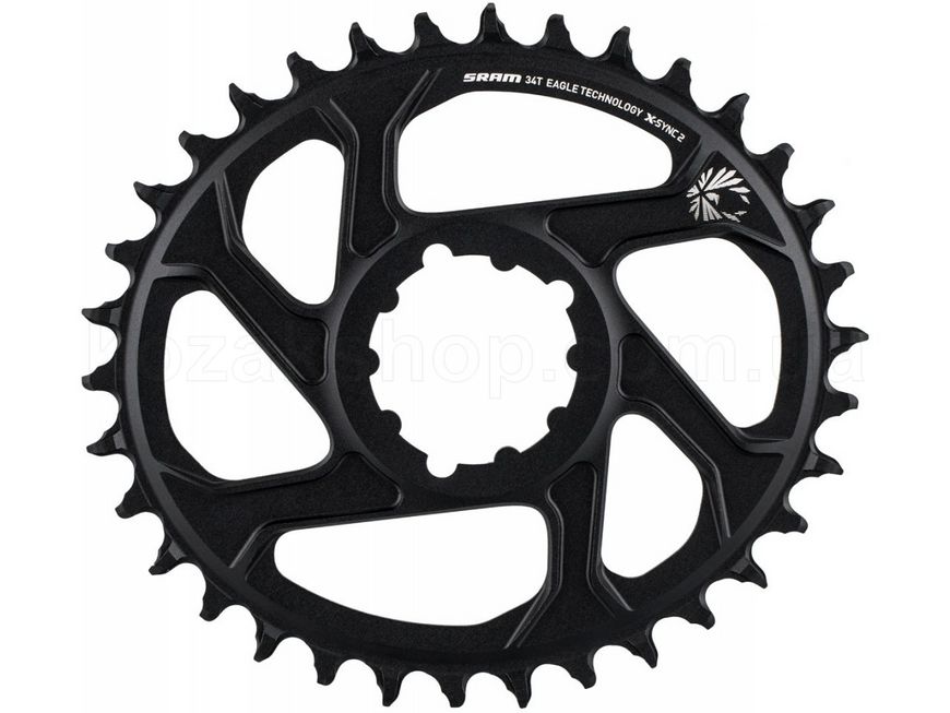 Звезда SRAM X-Sync 2 Oval 34T Direct Mount 3mm Offset Boost Alum Eagle Black