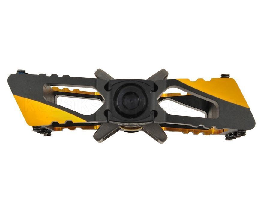 Контактные педали CrankBrothers MALLET DH 11 [Black / Gold]