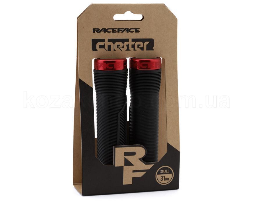 Гріпси Race Face CHESTER, 31MM, [BLACK,RED]