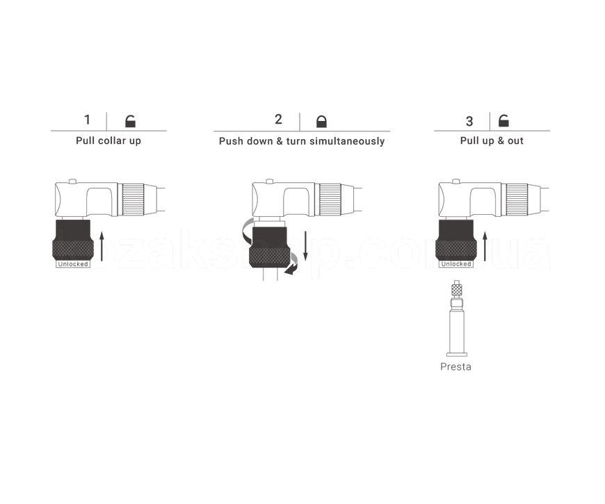 Напольный насос Birzman The Pump with Snap-It Pro