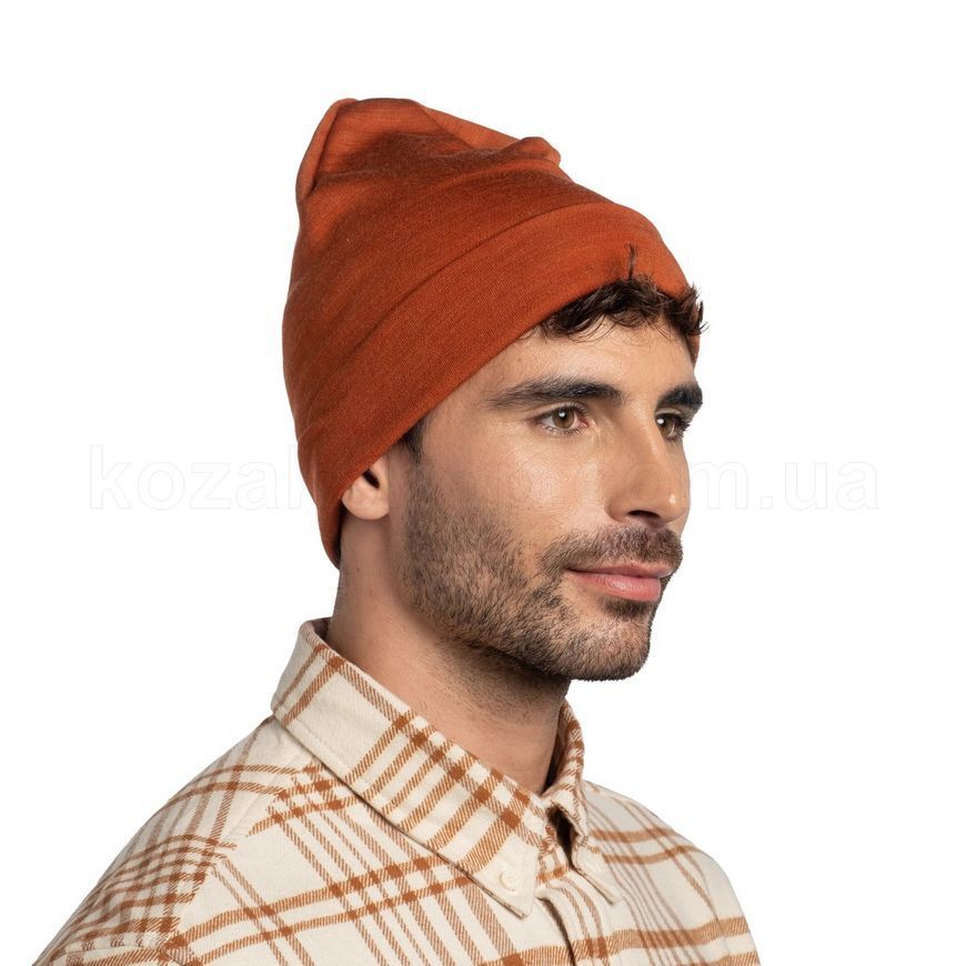 Шапка Buff Heavyweight Merino Beaney Solid Cinnamon
