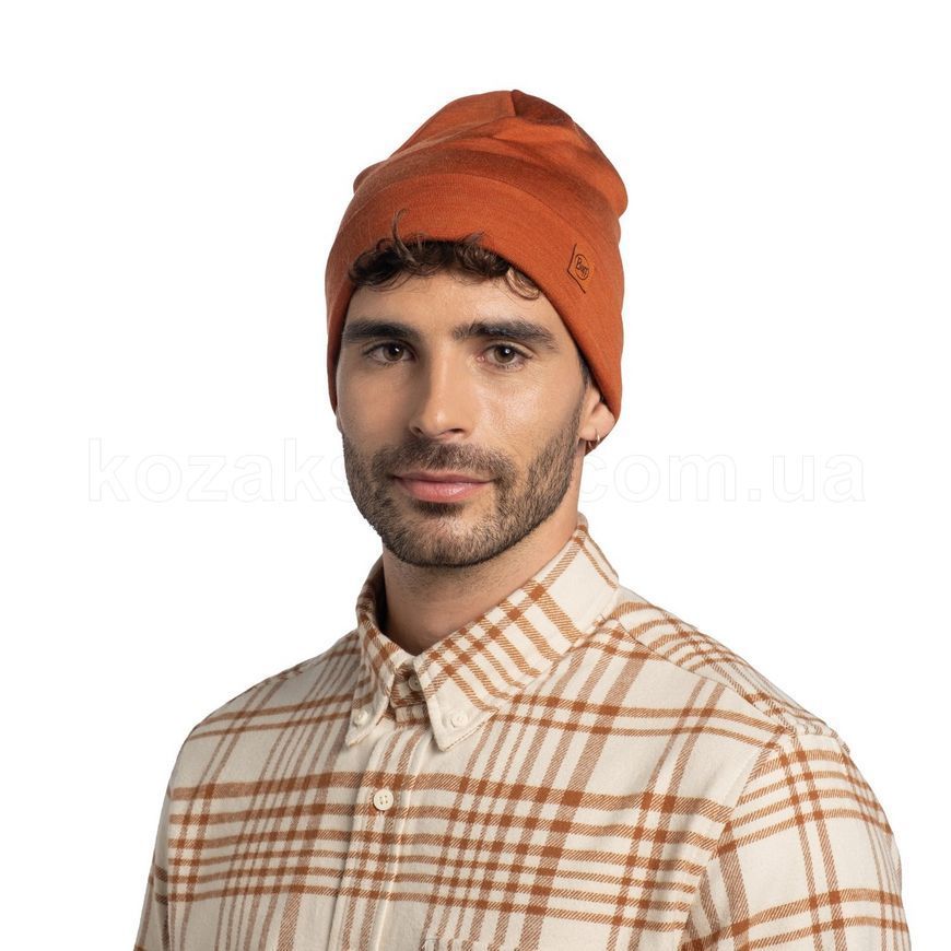 Шапка Buff Heavyweight Merino Beaney Solid Cinnamon
