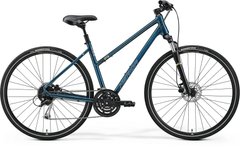 Велосипед Merida CROSSWAY 100, S(L), TEAL-BLUE(SILVER-BLUE/LIME)