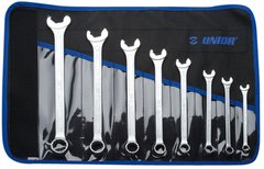 Набор ключей трехгранных комбинированных IBEX 8-22/8 Unior Tools Set of combination wrenches