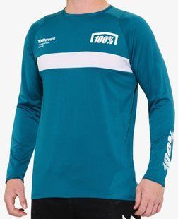 Вело джерси Ride 100% R-CORE LS Jersey [Gulf], M