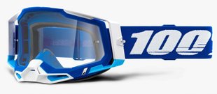 Маска 100% RACECRAFT 2 Goggle Blue - Clear Lens