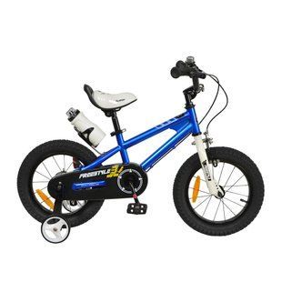 Детский велосипед RoyalBaby FREESTYLE 14", OFFICIAL UA, синий