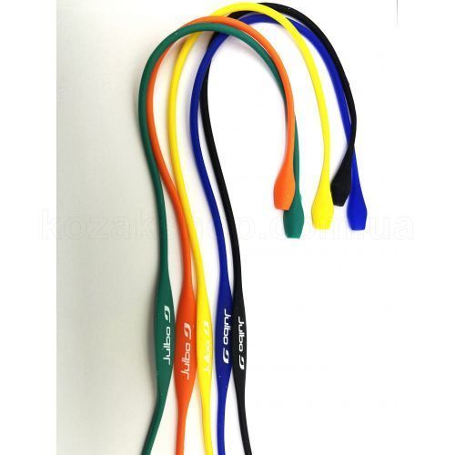 Шнурок Julbo H44C881 Silicone cords, Julbo (black, yellow, blue, orange, green, grey) 6шт
