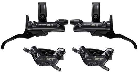 Тормоз Shimano Deore XT M8220 4-поршневой комплект передний/задний