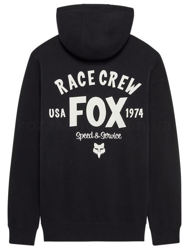 Толстовка FOX Hoodie - SLOGAN [Black], M