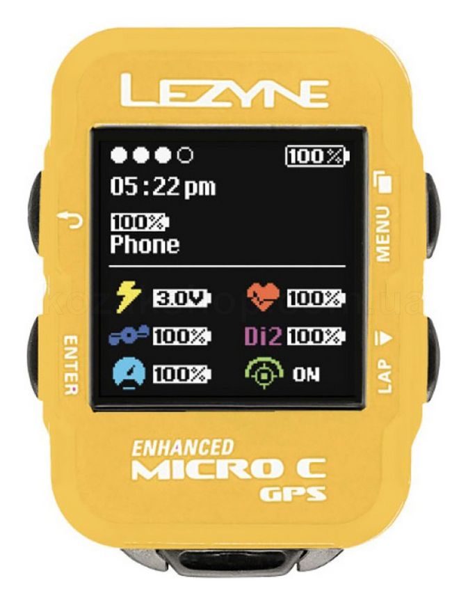 Годинник Lezyne GPS WATCH COLOR - Жовтий