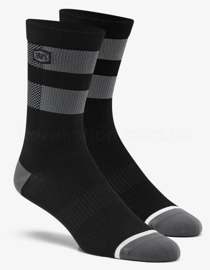 Носки Ride 100% FLOW Performance Socks [Grey], S/M