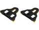 Шипи Shimano SM-SH11, SPD-SL шосе, жовті, вільний хід 6 град