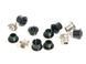 Бонки SRAM chainring bolt kit 4x3 M8.5x7 / M8.5x5 aluminum black / M8 steel silver triple qty 4