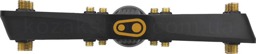 Педали CrankBrothers STAMP 11 [Black / Gold] - LARGE