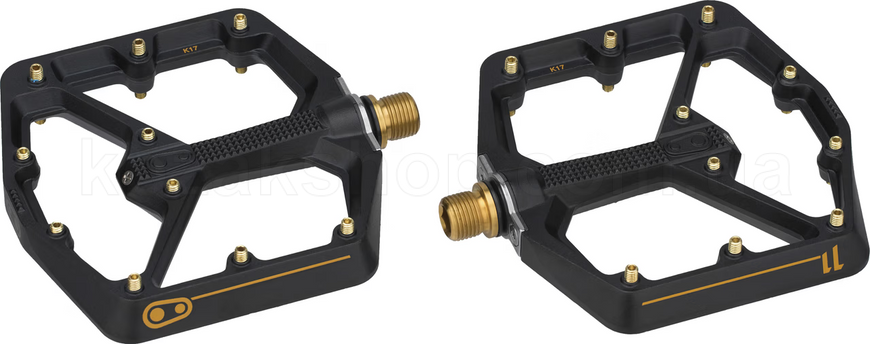 Педали CrankBrothers STAMP 11 [Black / Gold] - LARGE