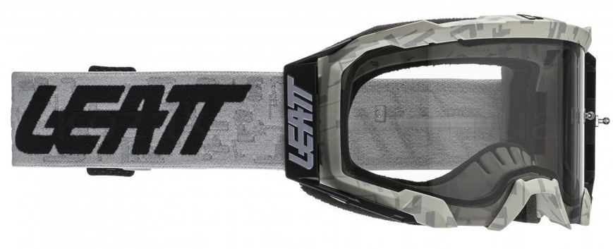 Маска LEATT Goggle Velocity 5.5 - Grey 58% [Steel], Colored Lens