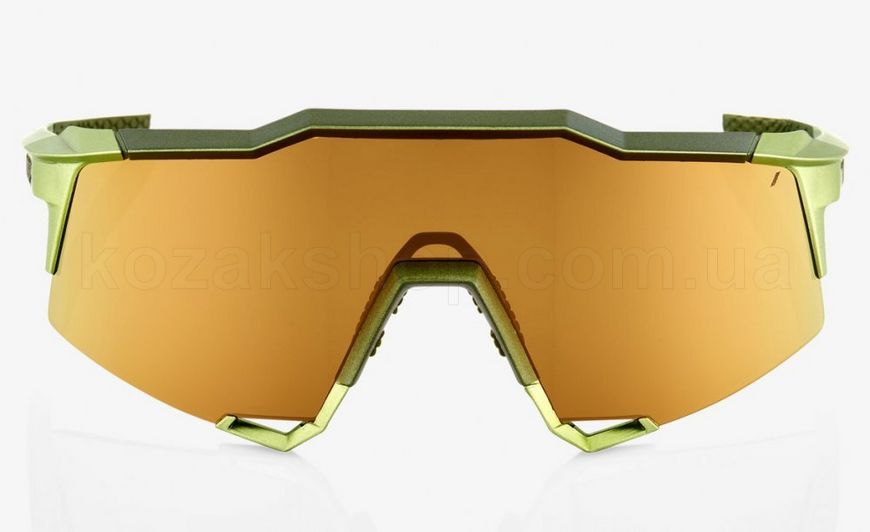 Велосипедные очки Ride 100% SpeedCraft - Matte Metallic Viperidae - Bronze Multilayer Mirror, Mirror Lens