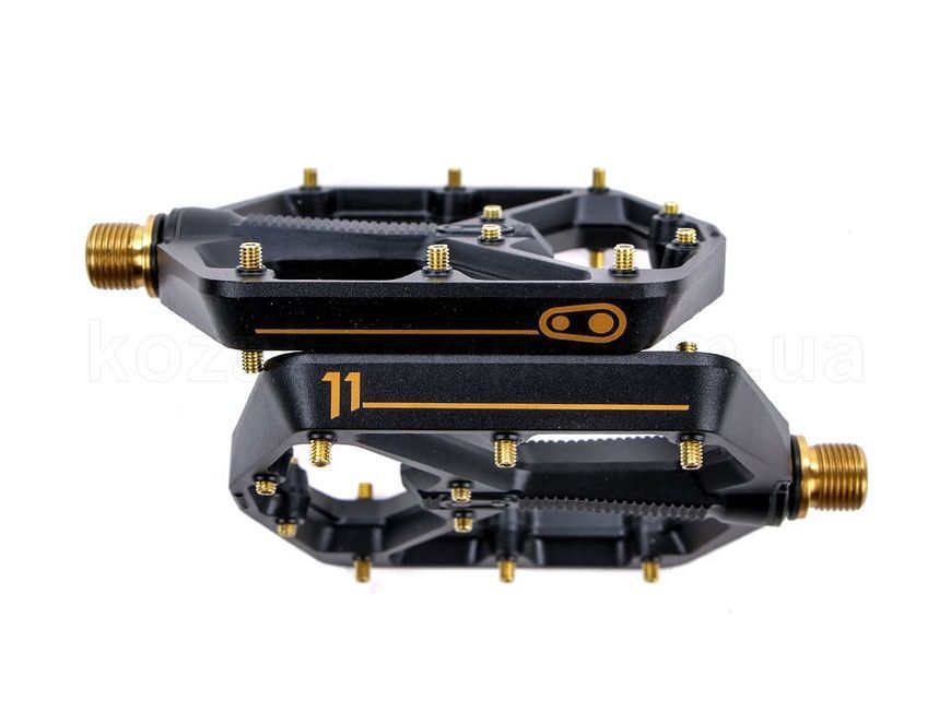 Педали CrankBrothers STAMP 11 [Black / Gold] - LARGE