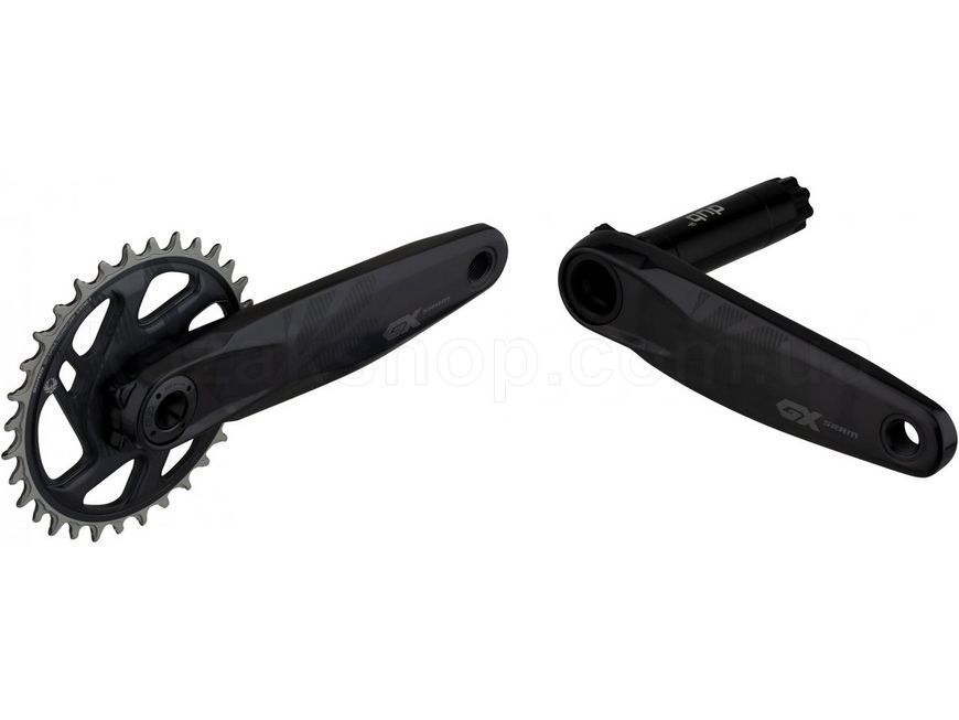 Шатуны SRAM GX Eagle Fat Bike 4" DUB 12s 175 w Direct Mount 30t X-SYNC 2 Chainring Lunar (DUB Cups/Bearings Not Included)